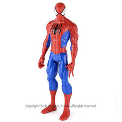 Titan Series Spider-Man figure perfect for shelf displays and fan collections.
