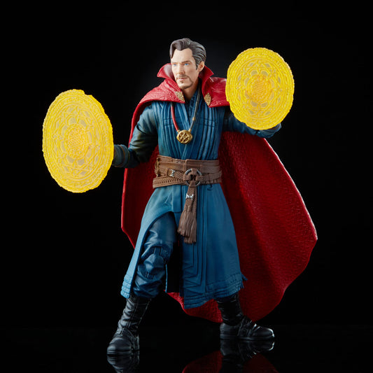 Close-up of Spider-Man Doctor Strange head sculpt with fine details