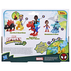 Dino accessory builds a mini vehicle when combined with other packs.