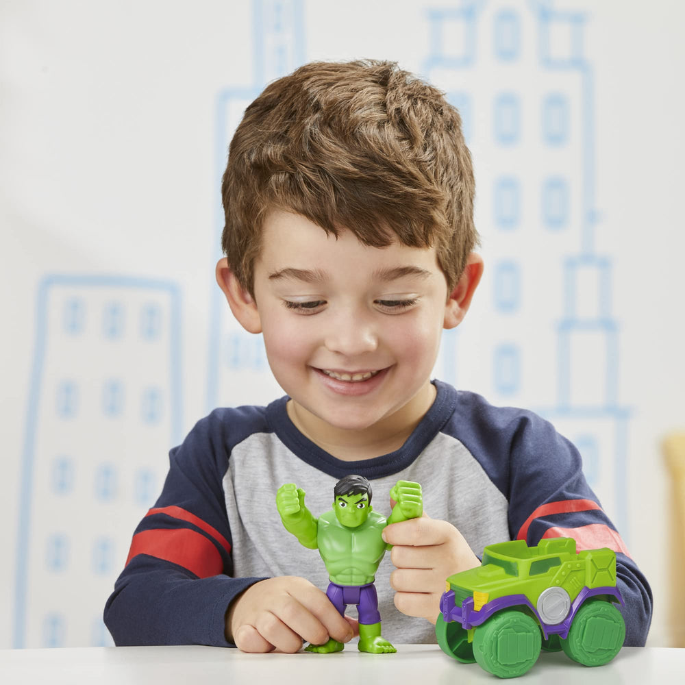 Spidey and His Amazing Friends hero figures and vehicles spark imaginative adventures.