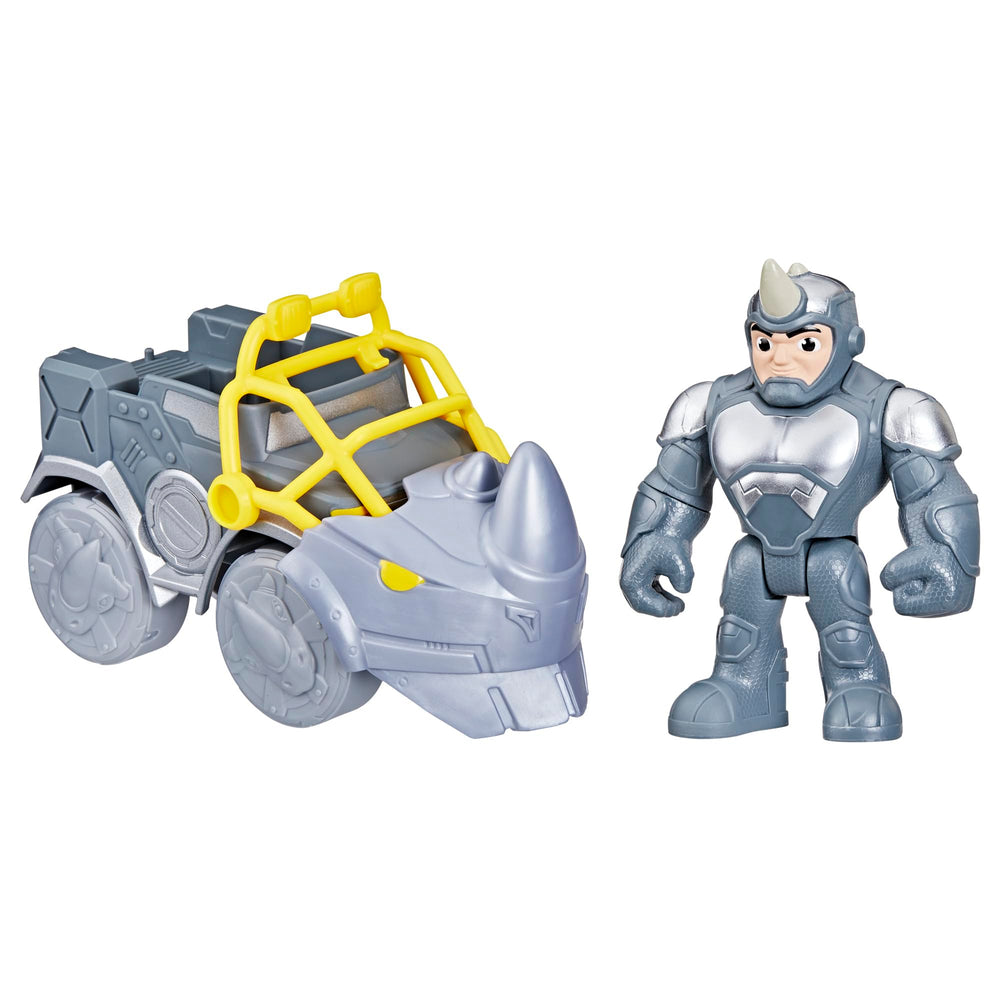 Spidey and His Amazing Friends Rhino Wrecker figure ready for imaginative action play.