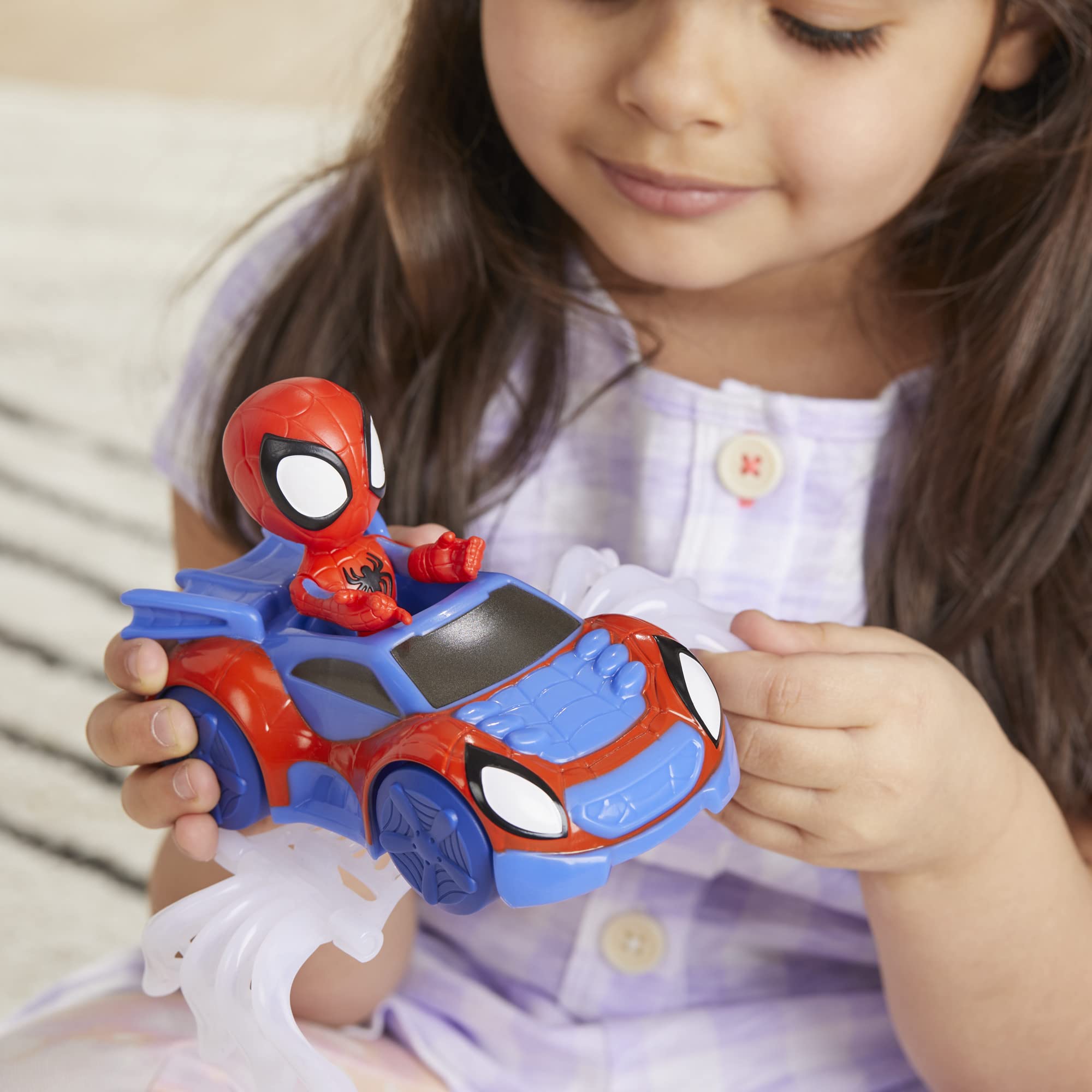 Spidey and his Amazing Friends action figure posing for heroic storytelling.