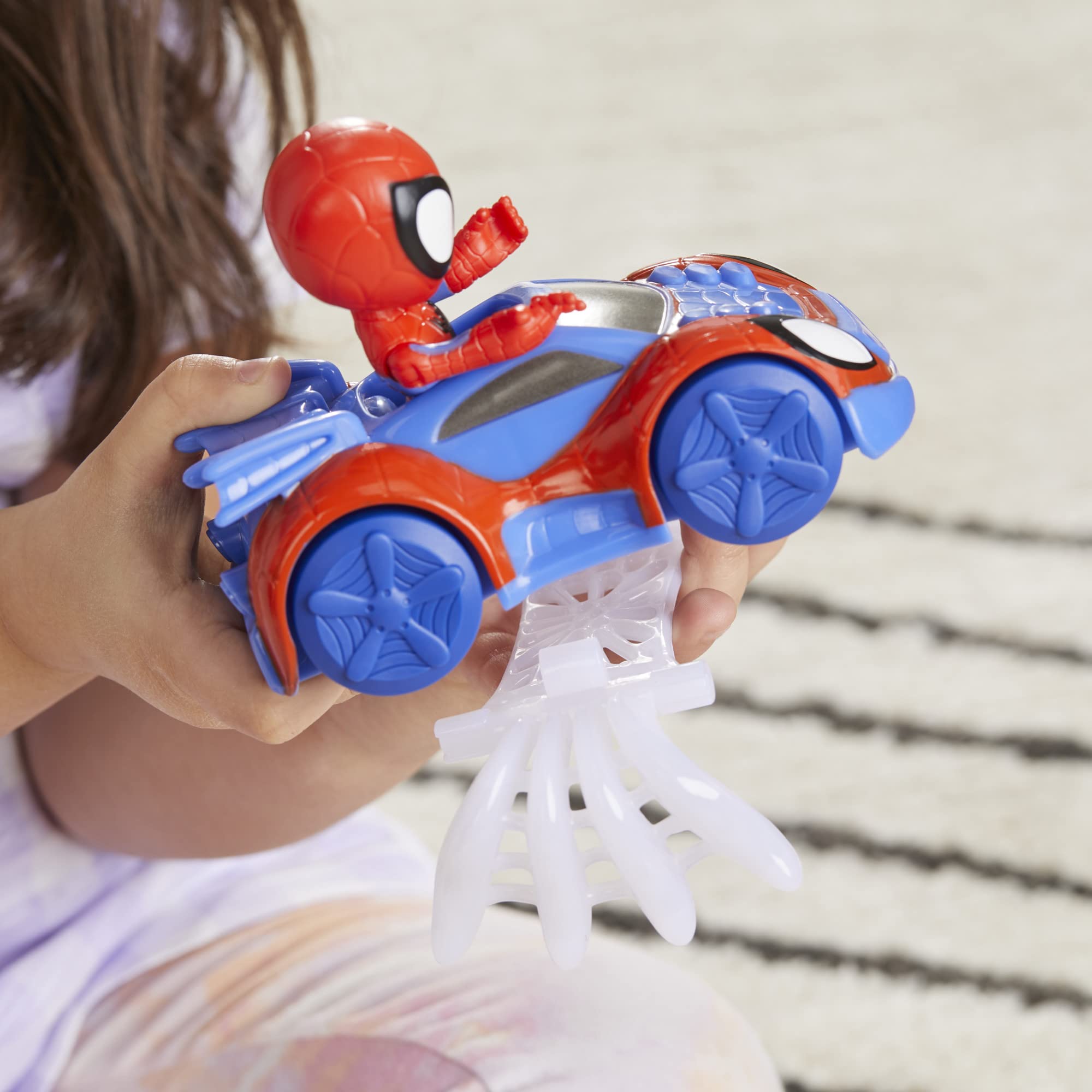 Spidey web crawler vehicle for fast pretend missions.