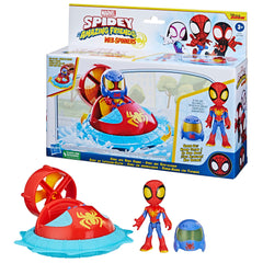 Spidey and His Amazing Friends Web-Spinners suit detail on figure