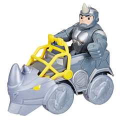 Vehicle-focused image highlighting the included rhino-wrecker transport.