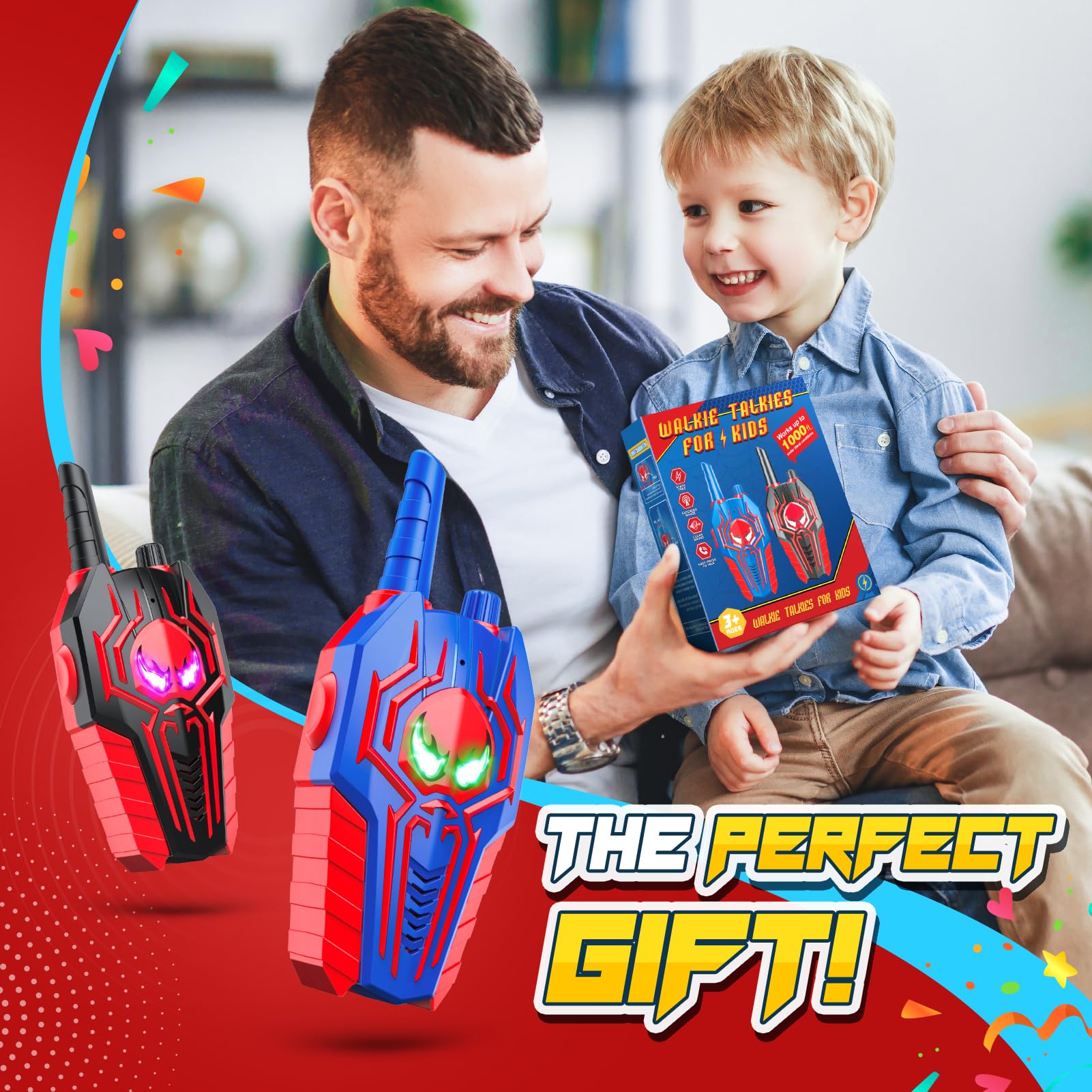 Spidolapse crystal clear communication helps kids stay connected during games.