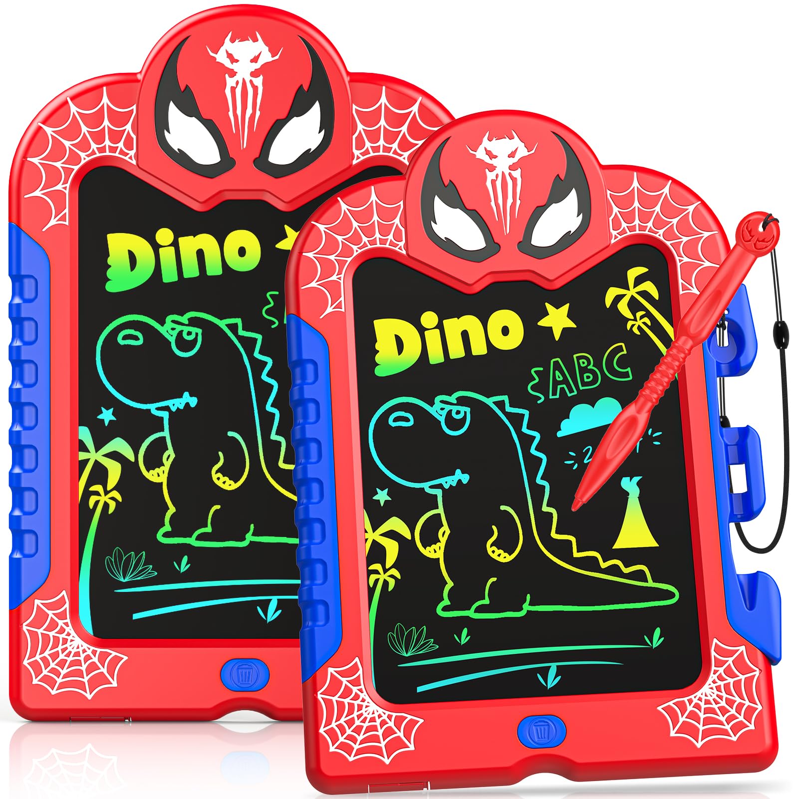 Spidolapse LCD writing tablet showing an 8.5-inch display for kids' drawings on the go