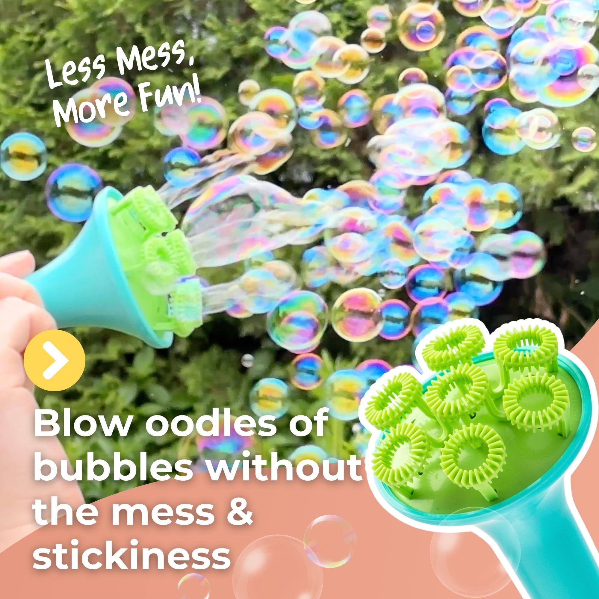 SPIKE dipping tray with Aqua bubble solution for easy setup