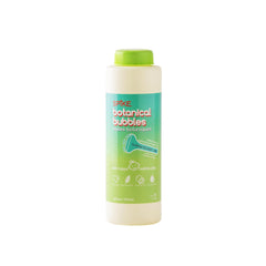 SPIKE Innobaby botanical bubble solution bottle promotes gentle, skin-friendly bubbles.