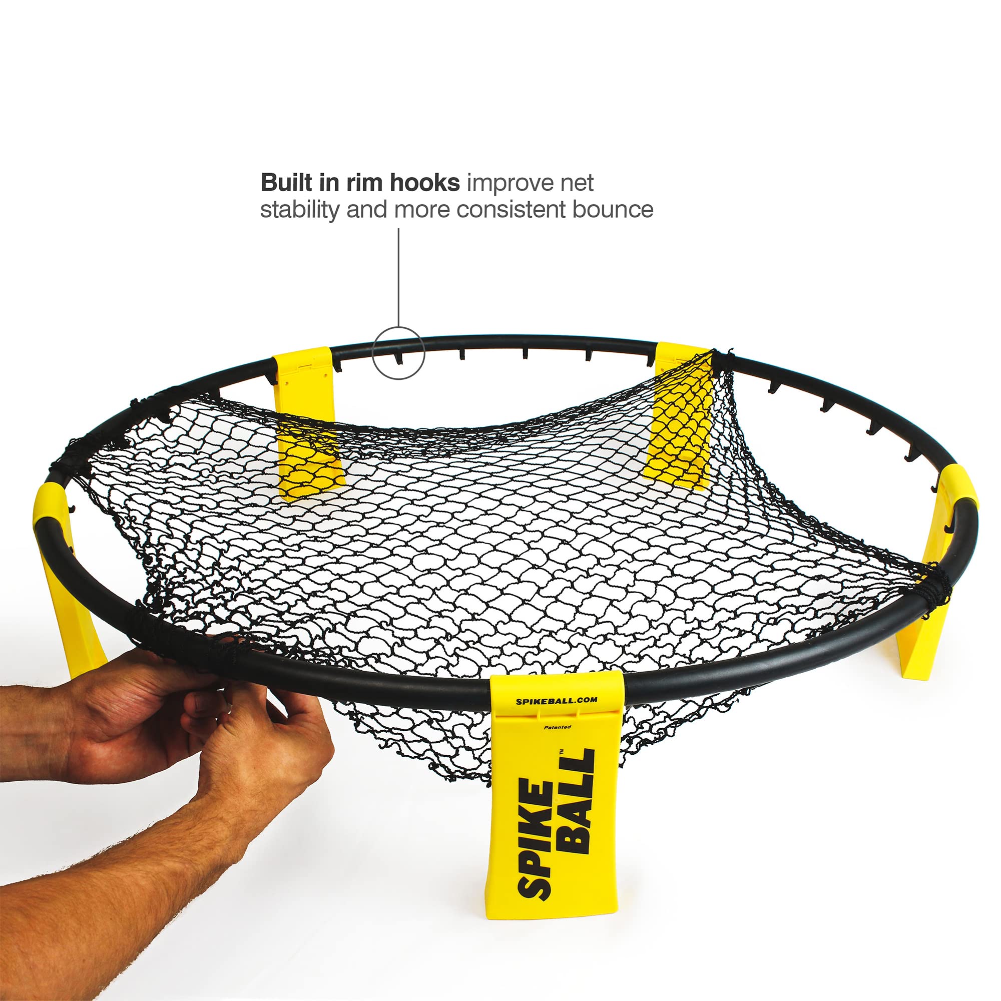 Carry bag included to keep Spikeball gear organized between games.