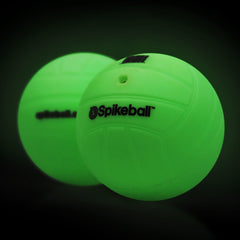 Spikeball glow balls illuminate night games for quick ball tracking.