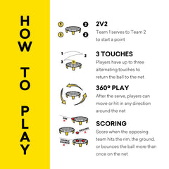 Spikeball Original Stars and Stripes three balls included for immediate play