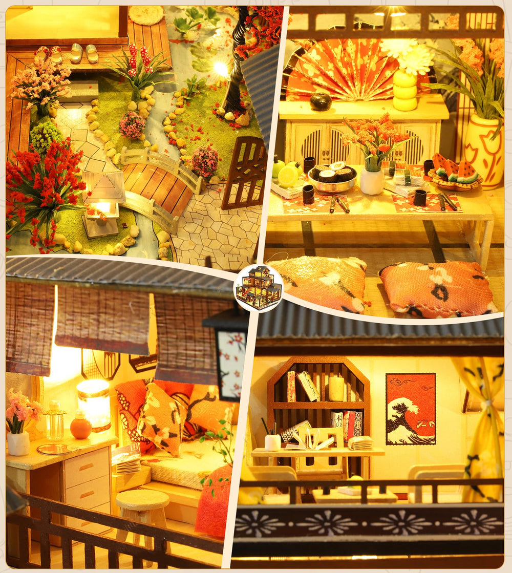 Spilay Yaquan Courtyard music box adds romantic ambient sound.
