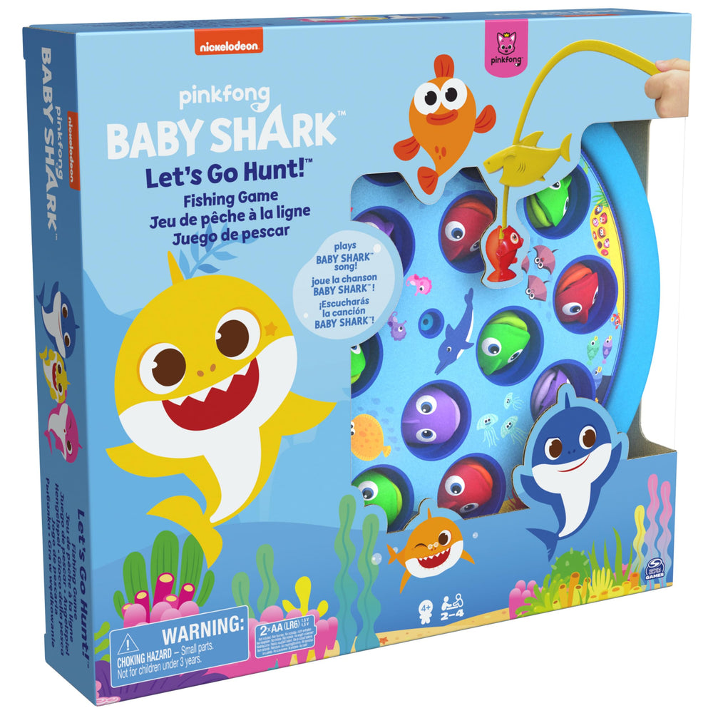 Spin Master Baby Shark Gone Fishing suited for ages four and up for simple fun.
