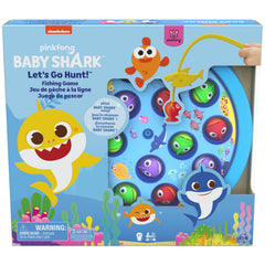 Spin Master Baby Shark Gone Fishing board spins for exciting playtime.