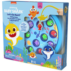 Spin Master Baby Shark Gone Fishing promotes-friendly competition for 2-4 players.