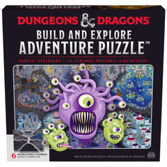Spin Master Games DnD puzzle cover with vibrant fantasy art for family puzzle time