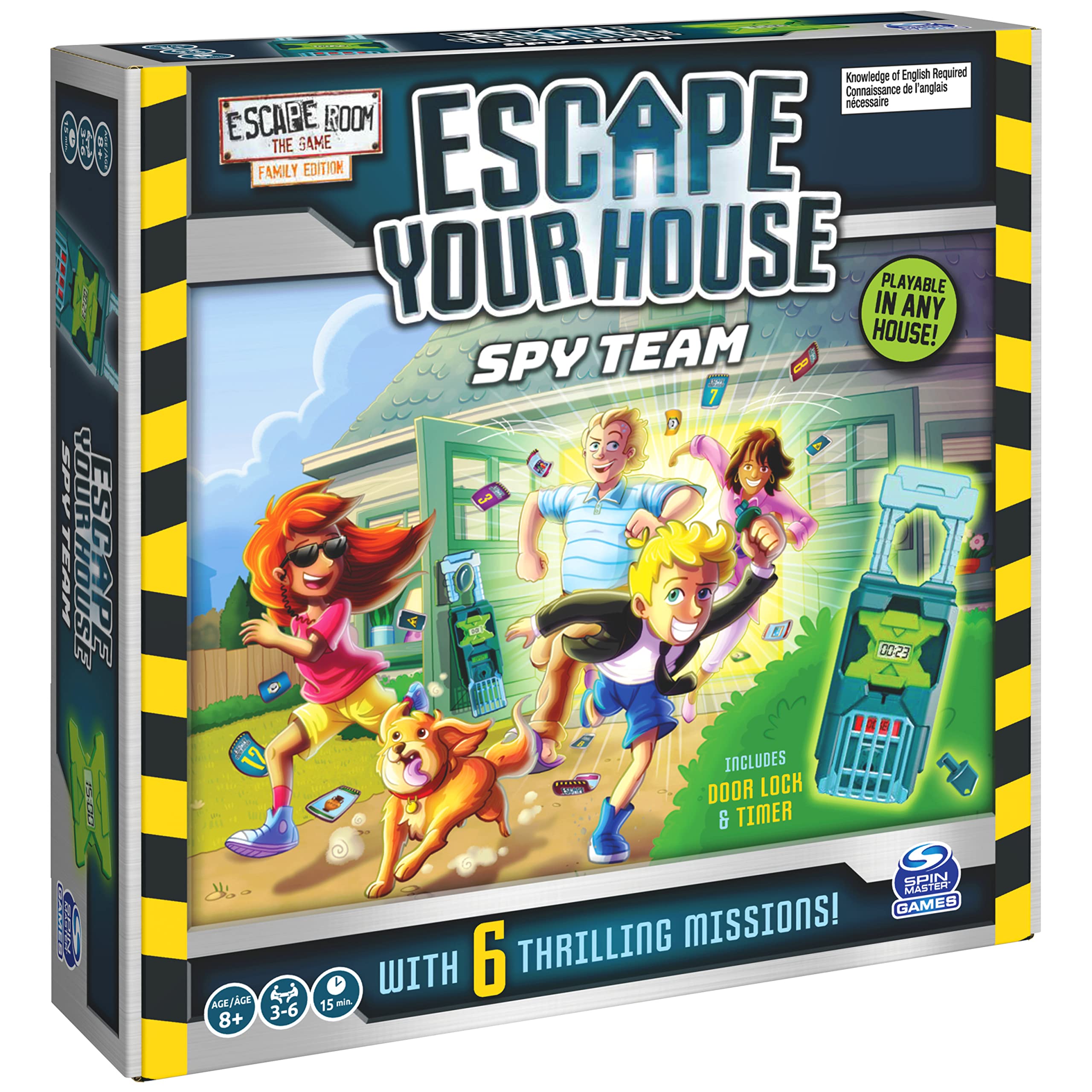 Spin Master game rules included for clear setup and quick start.