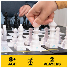 Spin Master Games detachable bases illustrate moves for easy learning