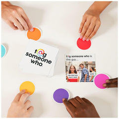 Spin Master color tag sets help players identify who is voting quickly.