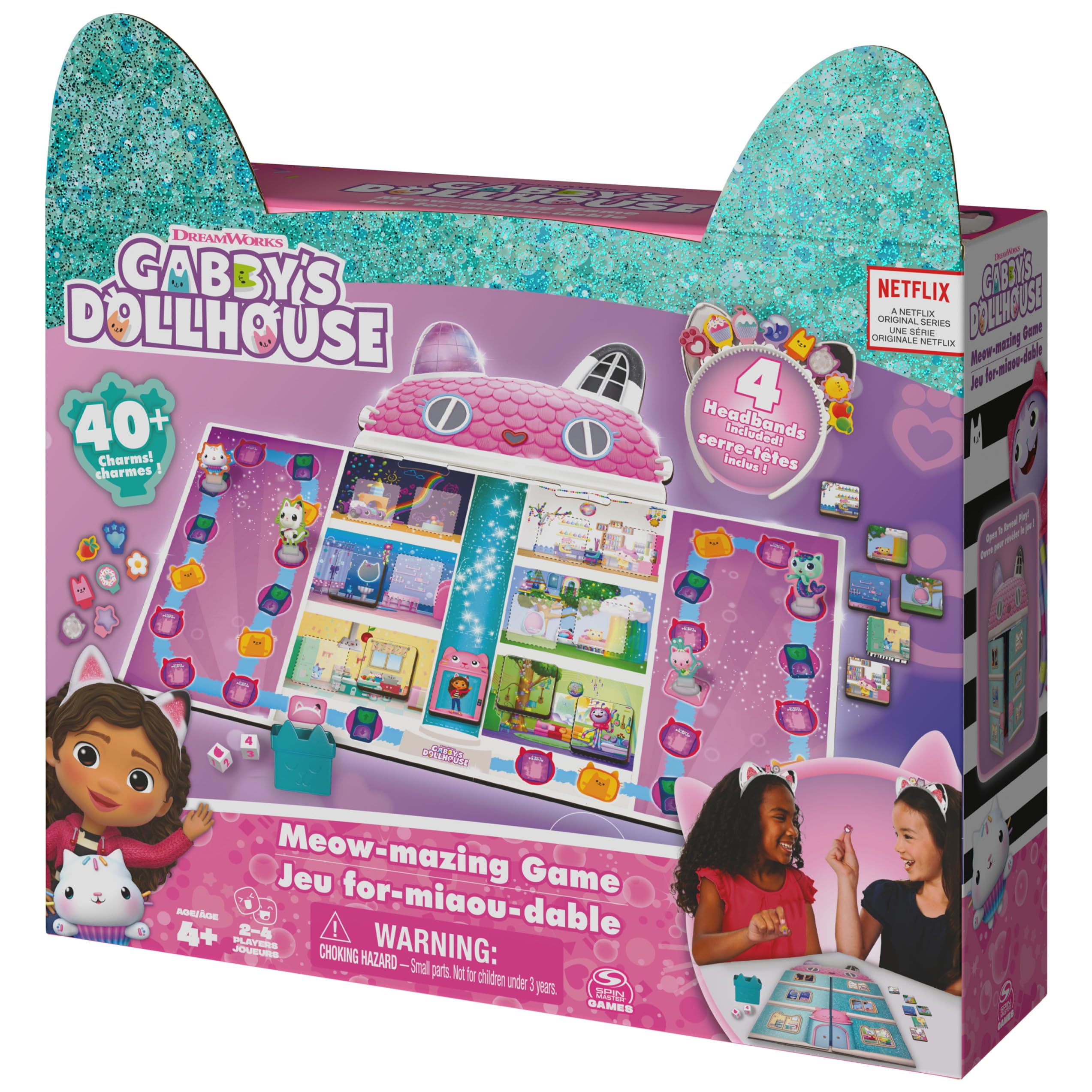 Clear instructions for Gabby's Dollhouse Meow-Mazing guide quick setup