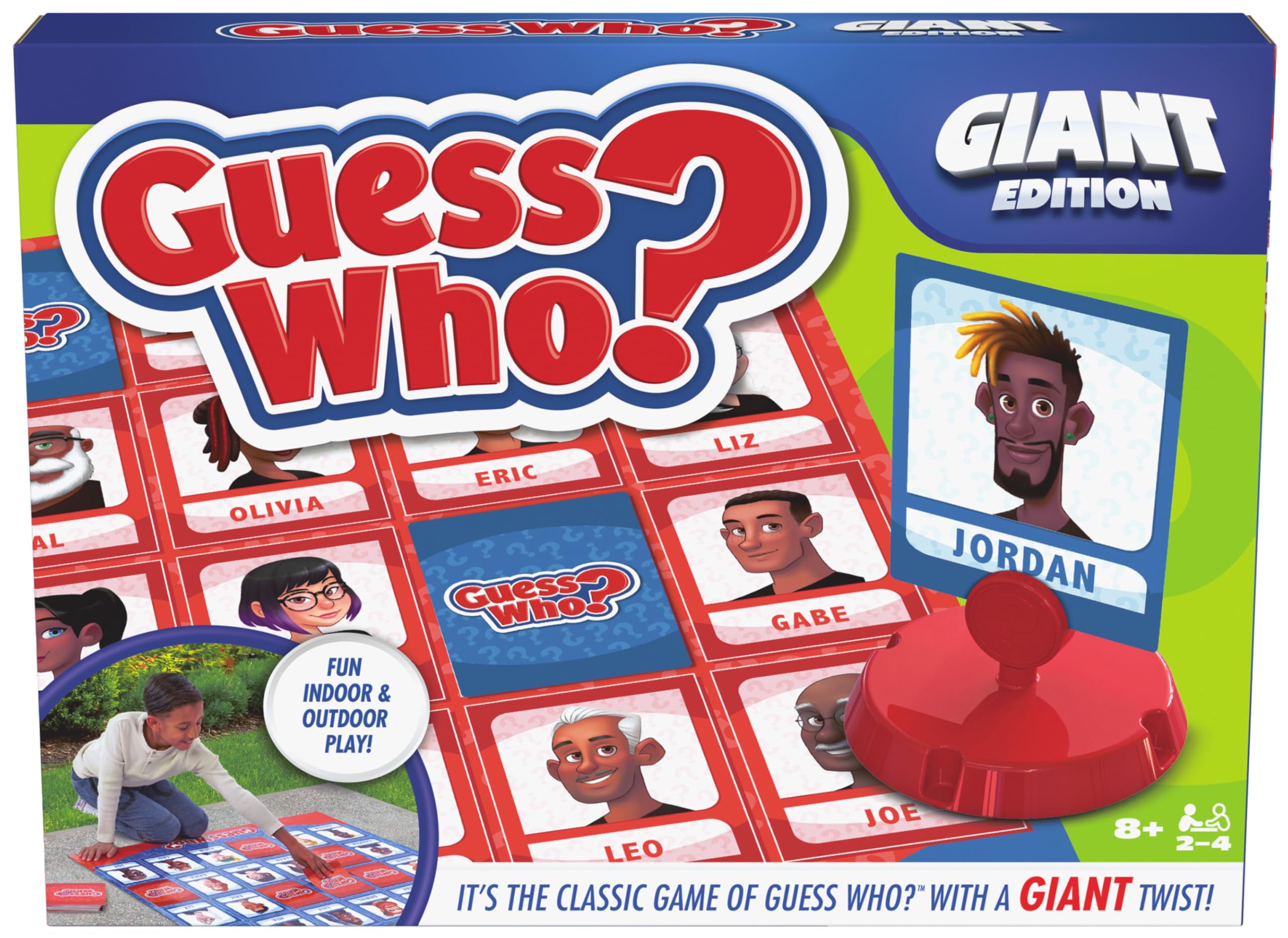 Spin Master Games Guess Who Giant Edition board for big-group fun