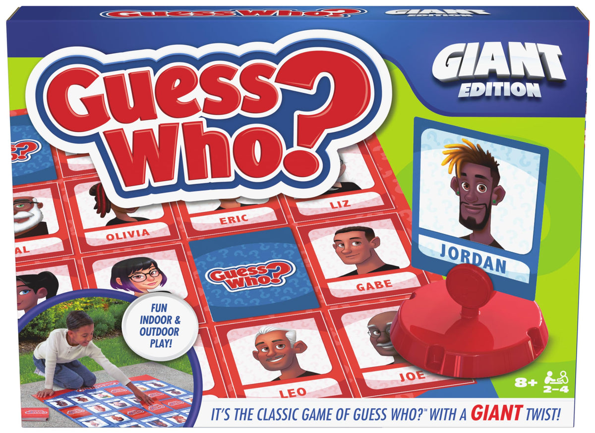 Spin Master Games Guess Who Giant Edition board for big-group fun