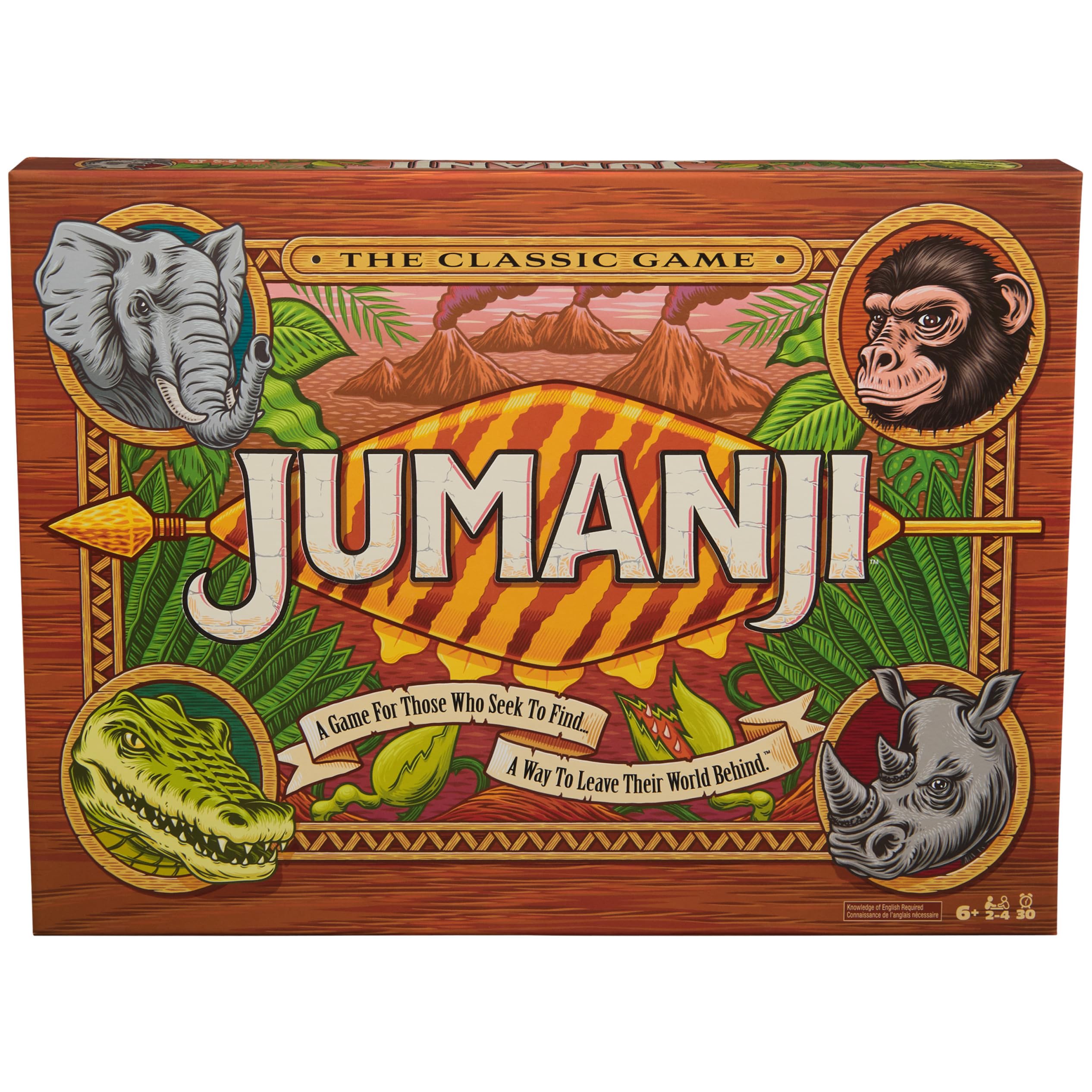 Spin Master Games Jumanji 30th Anniversary gameboard for immersive jungle adventures.
