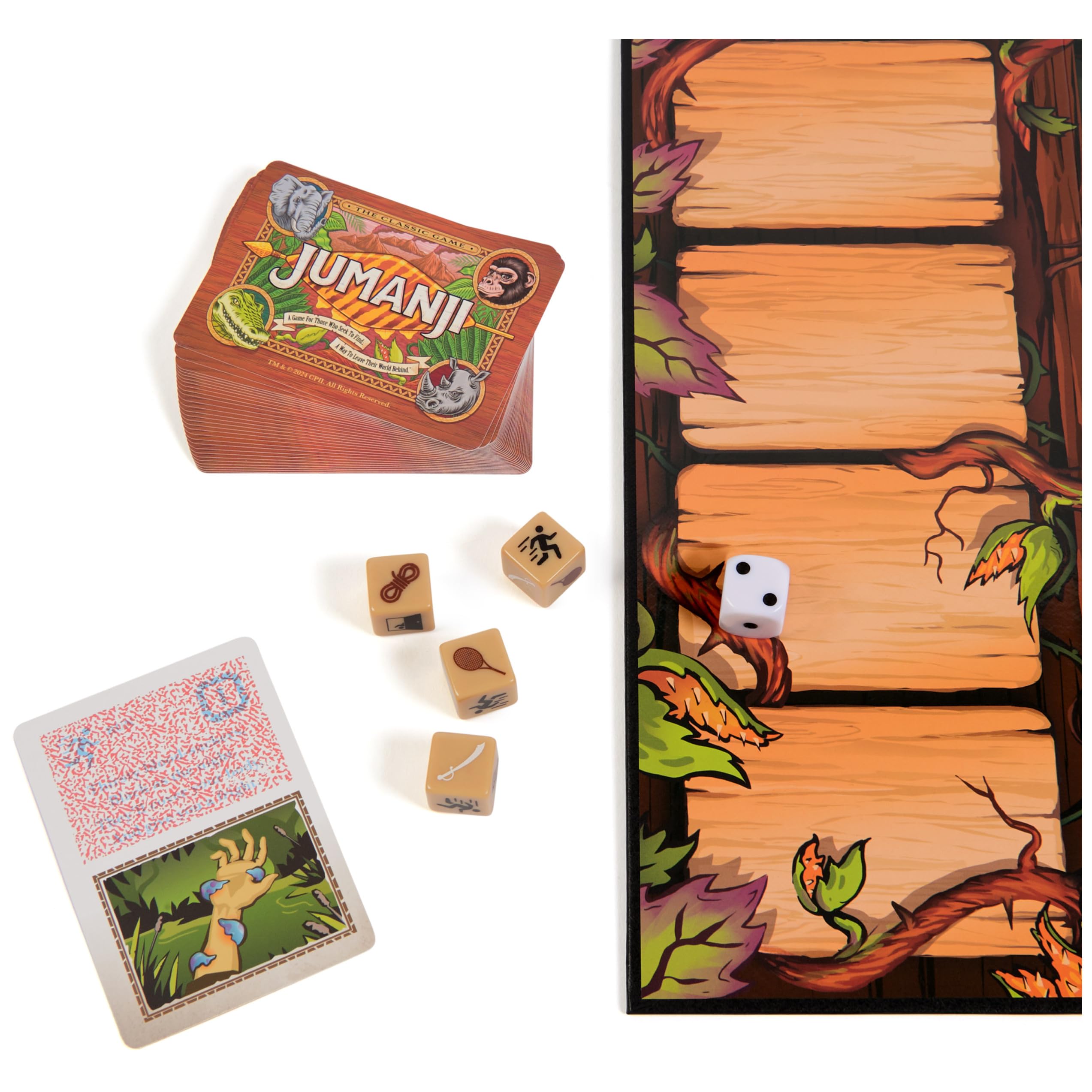 Spin Master Games Jumanji instructions provide clear play setup.