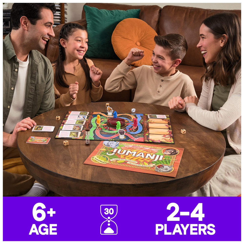 Spin Master Games Jumanji movers showcase sturdy plastic adventurers for family play.
