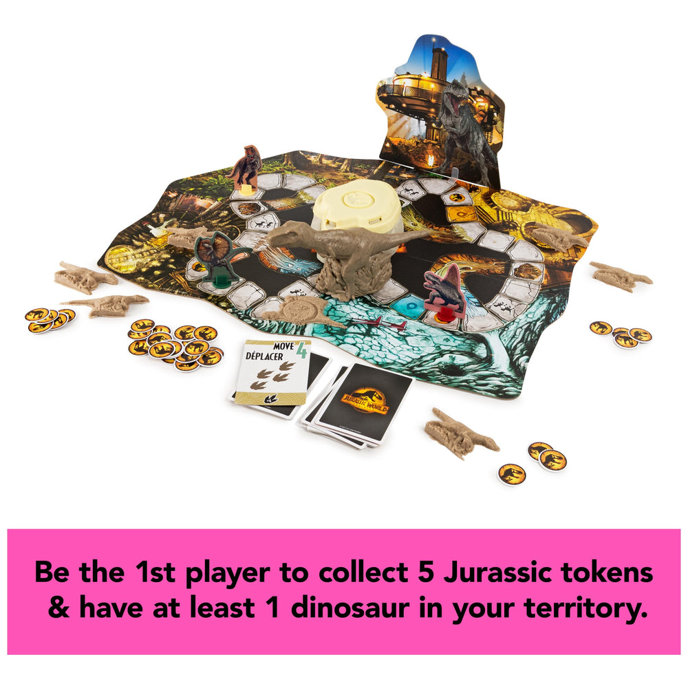 Spin Master Games Jurassic tokens and punch sheet for collecting points