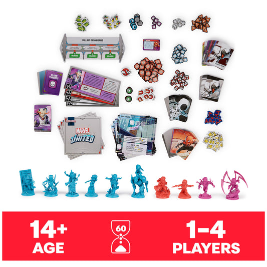 Spin Master Games Marvel United Spider-Geddon anti-hero figures add tension and choice.