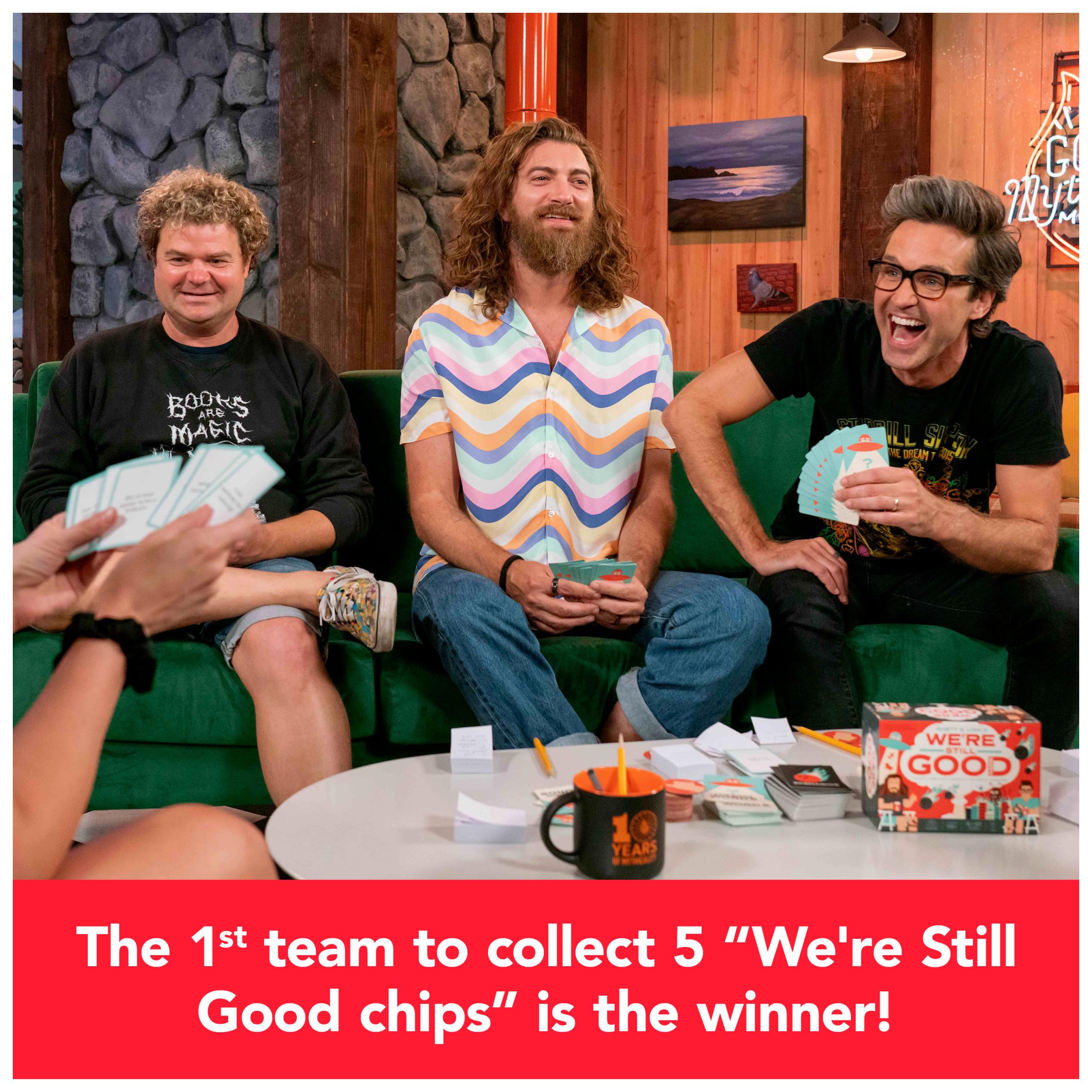 Rhett & Link We’re Still Good content pack shows all game components.