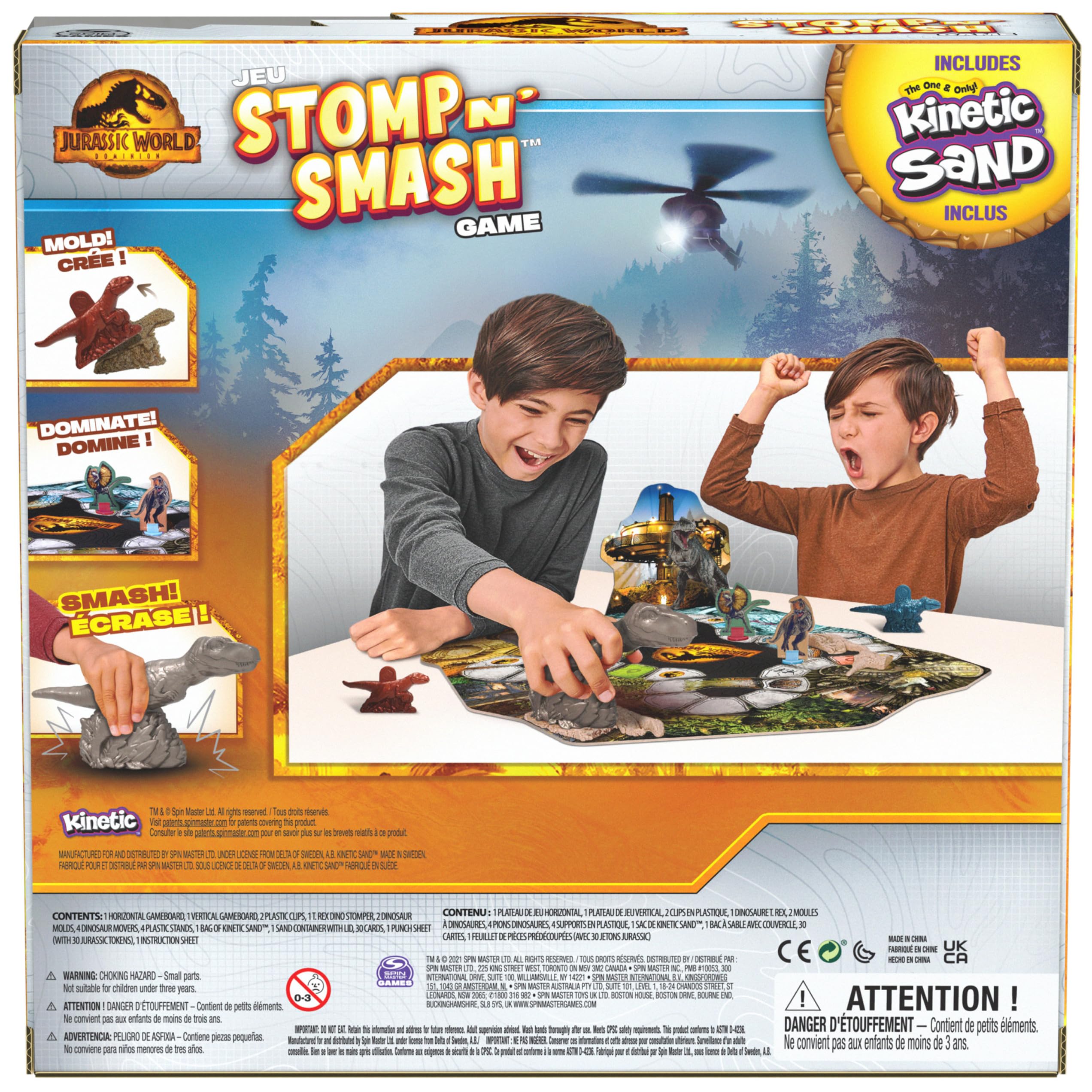 Spin Master Games T-Rex stomper piece in action during game
