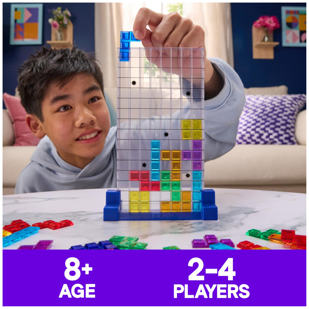Spin Master Games Tetris tetriminos pieces in bright colors