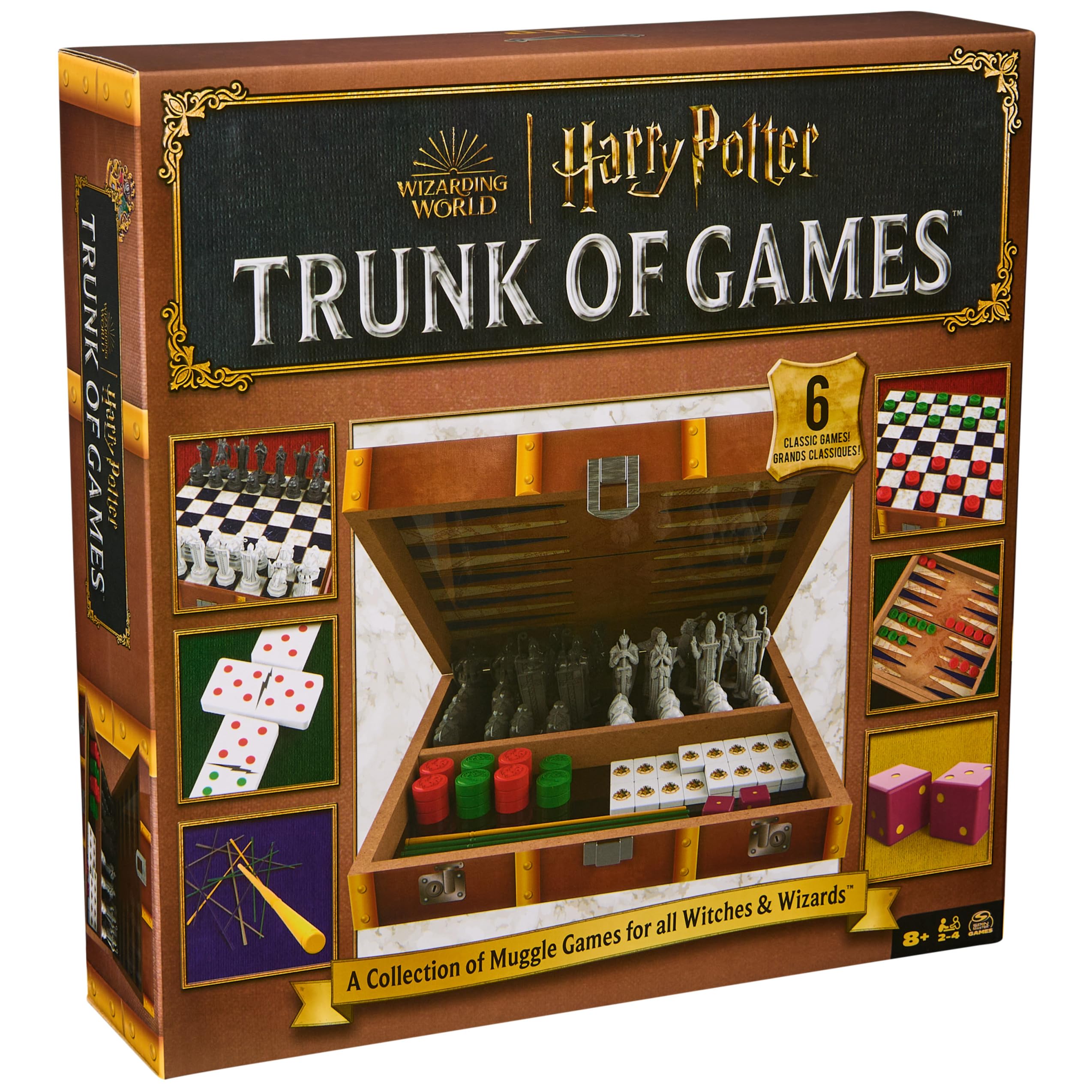 Spin Master Wizarding World family game night with multiple games