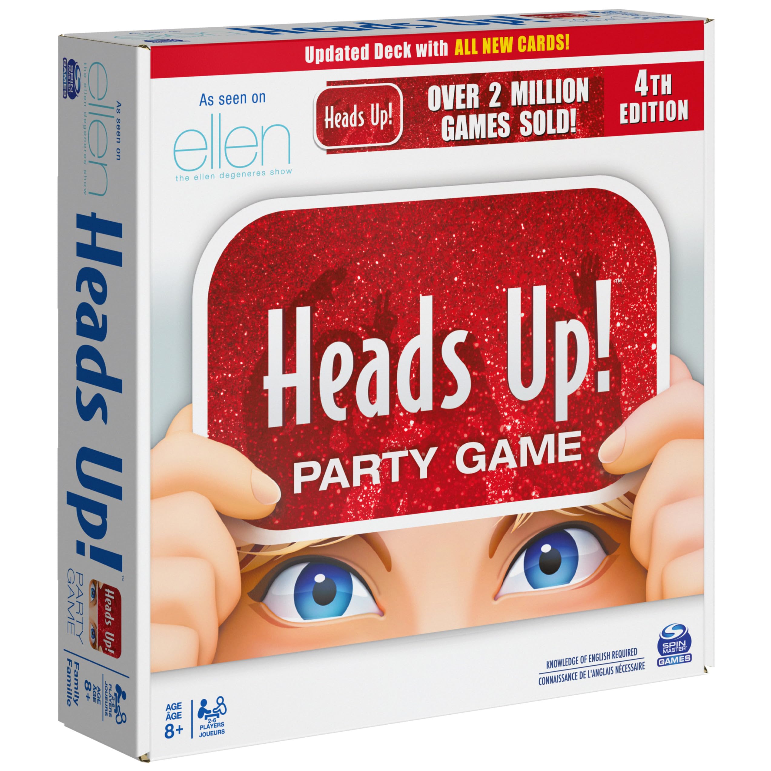 Spin Master Head's Up instruction sheet helps you start quickly.
