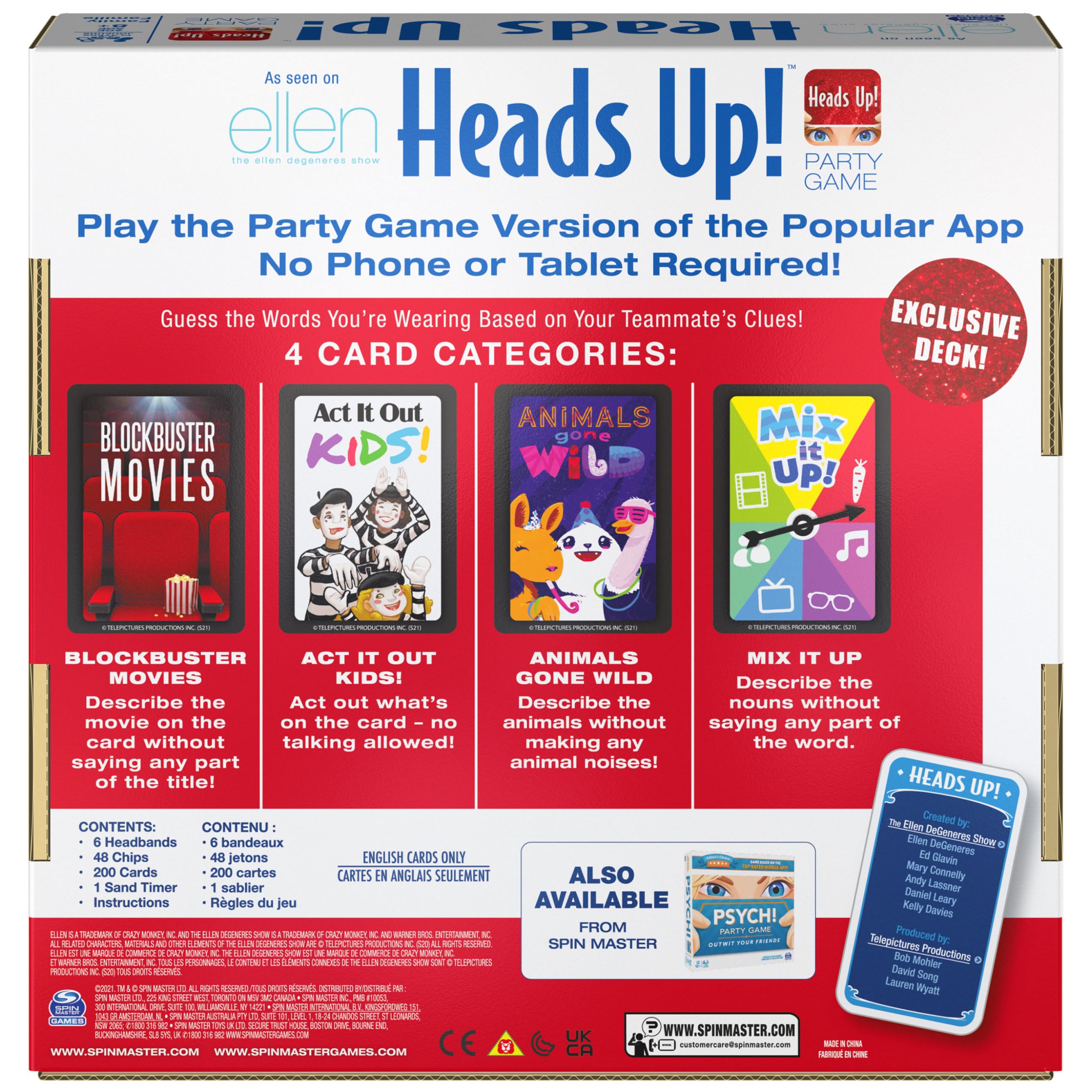 Spin Master Head's Up Mix It Up deck adds fresh surprises.