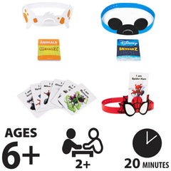 Hedbanz Disney cards pack expands Disney-themed guessing options for groups.