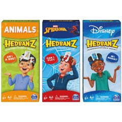 Hedbanz game night scene demonstrates quick, interactive play for families.