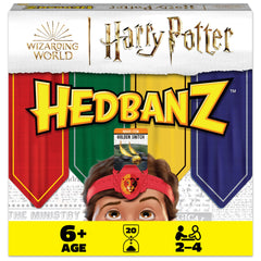 Spin Master Hedbanz Harry Potter Wizarding World 2022 headbands for quick guessing and family fun.