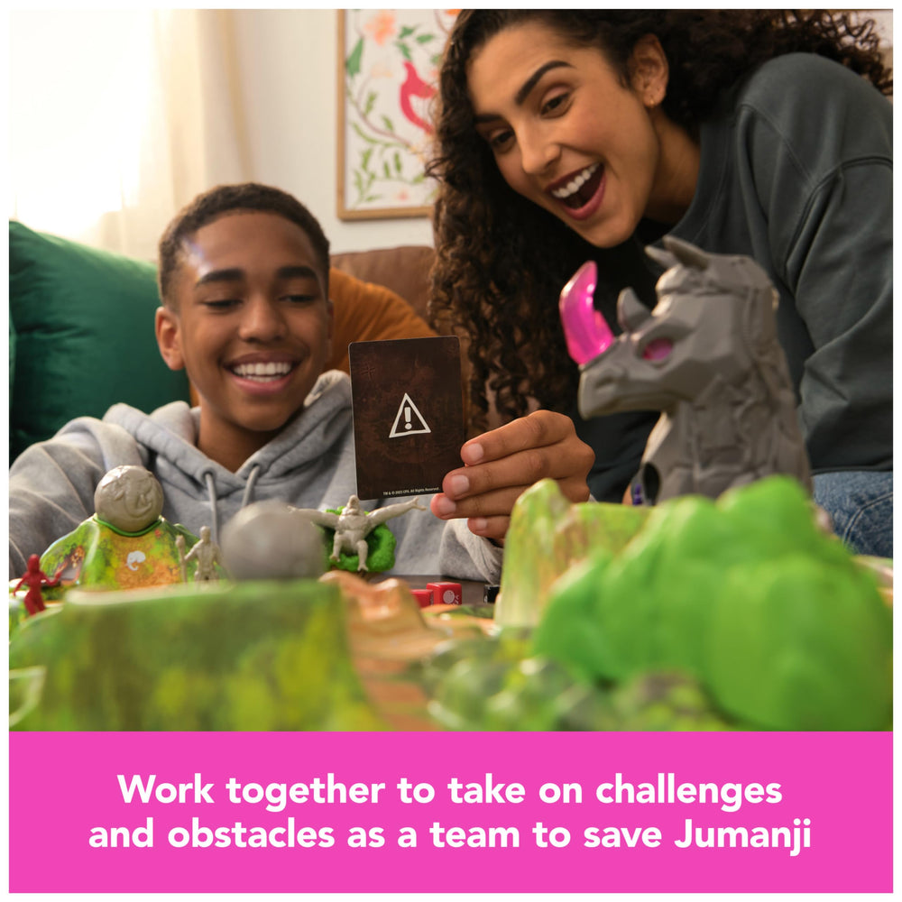 Spin Master Jumanji Stampede 3D pieces build a vivid interactive terrain.