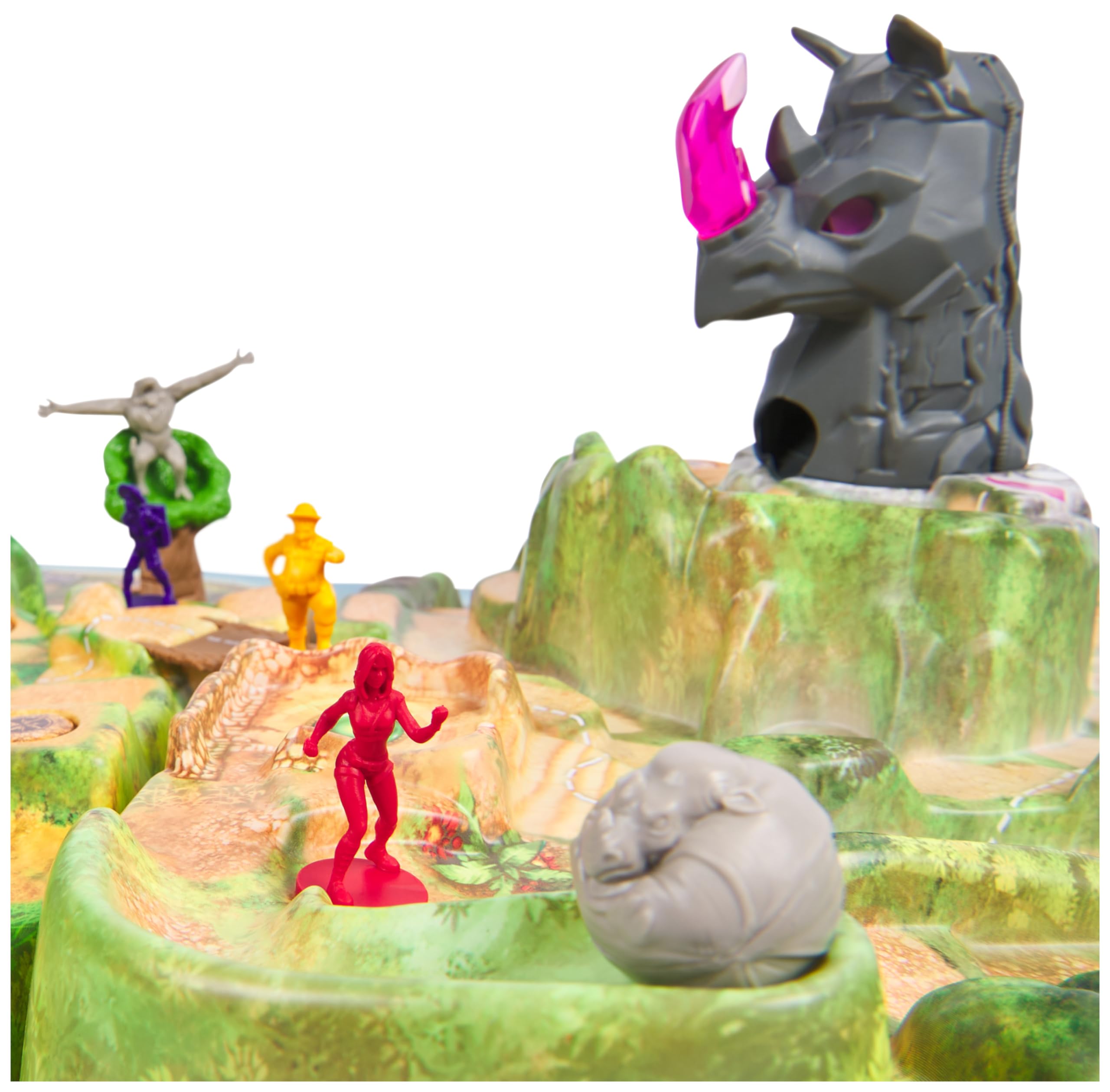 Spin Master Jumanji Stampede dice add suspenseful decision moments.