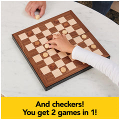 Spin Master Legacy Deluxe family game night on sturdy wooden board.
