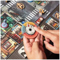 Spin Master Marvel Zombies: Heroes’ Resistance rulebook guides quick setup and strategy.