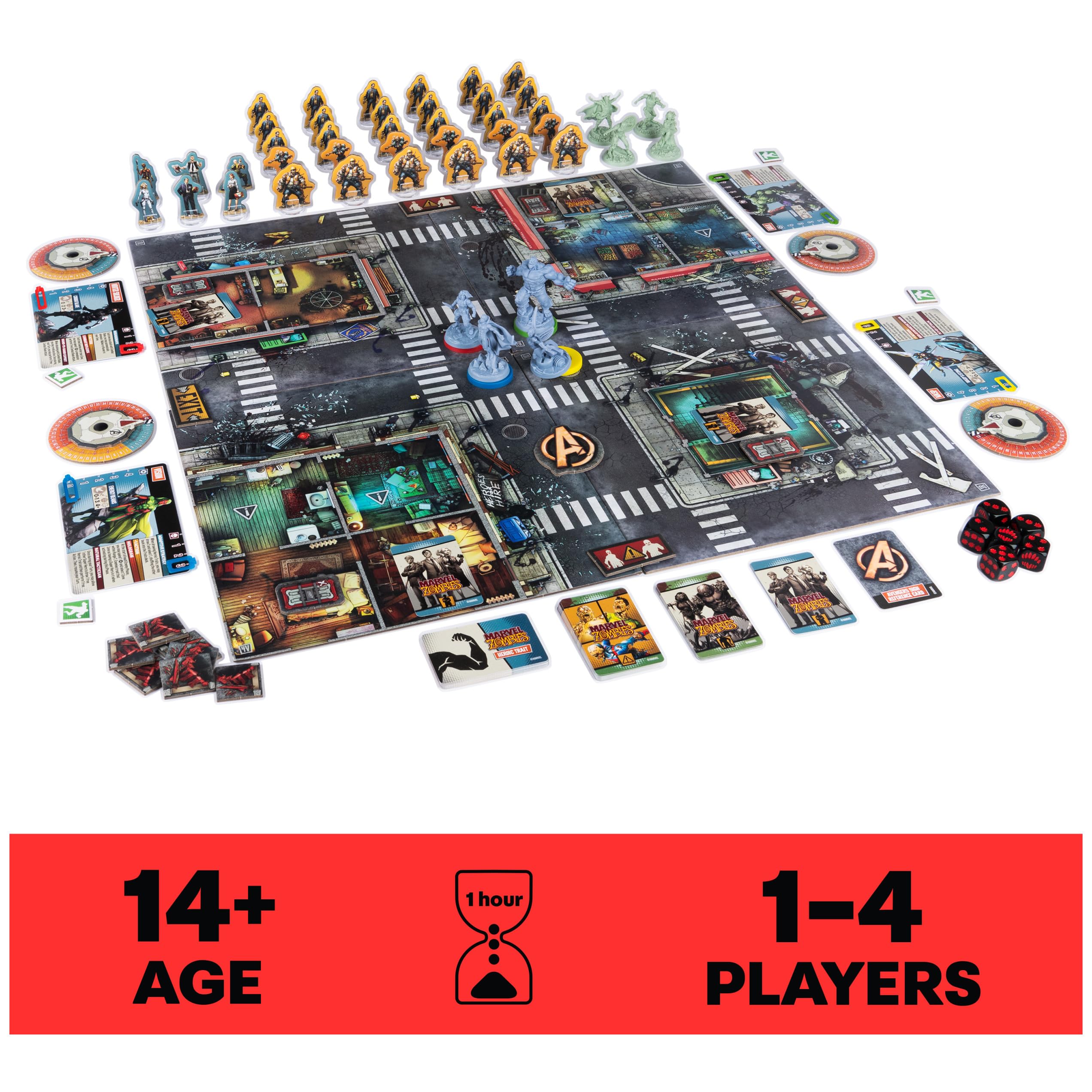 Spin Master Marvel Zombies: Heroes’ Resistance zombie hero piece for tense battles.