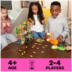 Spin Master Monkey See Monkey Poo launch action encourages lively, giggly play.