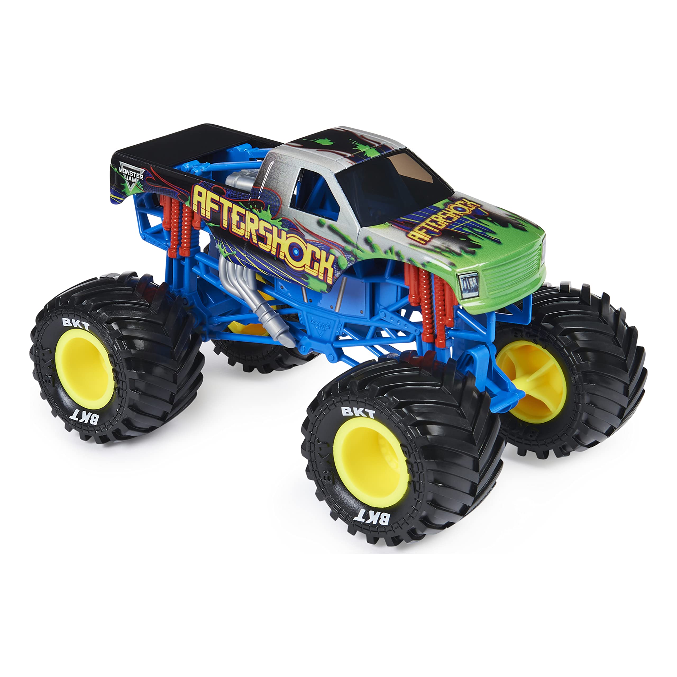 Aftershock with BKT tires for enhanced traction during action-packed races.