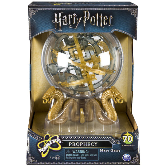 Spin Master Perplexus Prophecy glitter orb enhances tactile engagement.