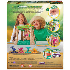 Spin Master Sink N’ Sand kinetic sand bag adds tactile texture.